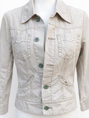 G1 Basic Goods Beige Cotton Utility Jacket